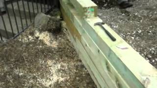 Building a retaining wall [upl. by Cadmann]