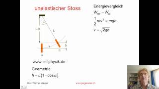 Ballistisches Pendel [upl. by Rabkin380]