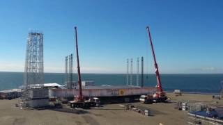 Opbouw Zeeland Podium Concert at SEA 2016  Timelapse [upl. by Selestina253]