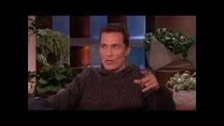 Matthew McConaughey on Losing Weight on Ellen show [upl. by Casey]