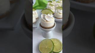 Mini key lime pie cheesecakes cheesecake dessert [upl. by Bautram]