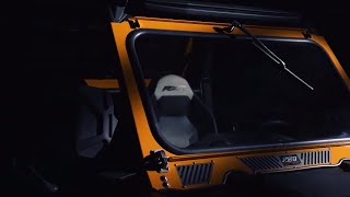 Folding Windshield with Vents and Wiper for Polaris RZR 9001000 by Razorback Offroad™ [upl. by Eterg]