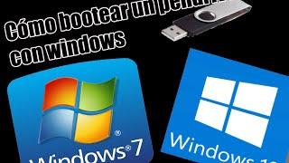 Cómo bootear un pendrive con Windows 710 64 bits  SIN PROGRAMAS MEGAMEDIAFIRE [upl. by Slemmer]