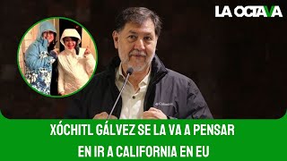 XÓCHITL GÁLVEZ QUERIÉNDOSE PASAR de LISTA con MIGRANTES MEXICANOS en NUEVA YORK NOROÑA [upl. by Orual]