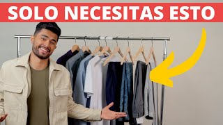 Los ÚNICO 10 Artículos De Ropa Que Un Hombre Necesita Más De 30 Atuendos [upl. by Spillar]