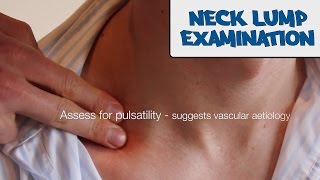 Neck Lump Examination  OSCE Guide old version  UKMLA  CPSA [upl. by Tellford560]