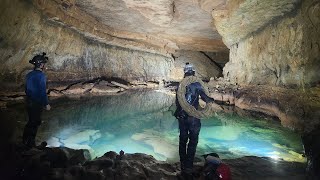 280 Foot Waterfall Rappel Deep Inside A River CavePart 2 [upl. by Hester]