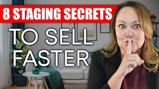 8 Staging Tips To Sell Your House For Top Dollar  Easy Home Staging Ideas [upl. by Prichard]