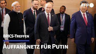 BRICSTreffen Auffangnetz für Putin  AFP [upl. by Tnahsarp875]