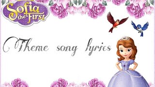 Sofia The First Theme Song lyrics [upl. by Nraa]