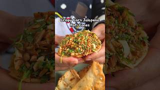 Crispy Corn Roti Cones shorts [upl. by Drarej]