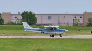 1981 Cessna 172RG Cutlass RG  Taxi amp Takeoff  New Century AirCenter JCIKIXD  N6455V [upl. by Gorlin722]