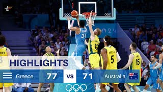 Epic Olympic Showdown Greece vs Australia  Thrilling Group Stage Finale [upl. by Olzsal]