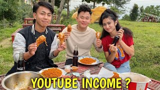 MUKBANG WITH alishakhadgi9769 SPICY NOODLES WITH KFC [upl. by Viradis219]