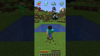 Water Through vs Helping Effects meme shorts minecraft [upl. by Ycnalc723]