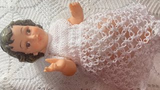 Ropon para Niño Dios a crochet paso a paso🧶 [upl. by Mickey]