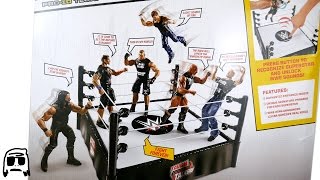 WWE Tough Talkers Ring Playset Unboxing Construction amp Review [upl. by Jarnagin399]