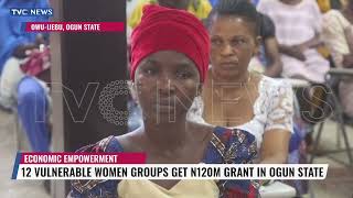 12 Vulnerable Women Groups Get N120M Grant In Ogun State [upl. by Nyleimaj]