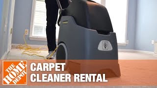 Carpet Cleaner Rental  The Home Depot Rental [upl. by Annyrb]