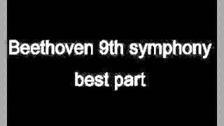 Beethoven 9th symphony best part [upl. by Mita]