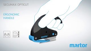 Safety knife MARTOR SECUMAX OPTICUT product video GB [upl. by Nevarc]