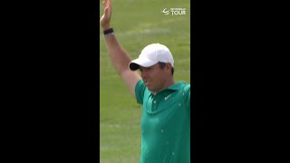 Rory McIlroy holeout eagle 🤩 [upl. by Nivag603]