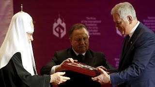 Putin Sırp Cumhurbaşkanı Nikoliçi ağırlıyor [upl. by Terces535]