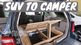 Ford Escape Camper Conversion Episode 3 [upl. by Alletnahs995]