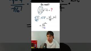 🔴¿Es real  Números Imaginarios shortsviral matematicas algebra maths [upl. by Ateekal]