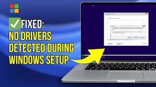 How to Fix No Drives Detected During Windows Installation Windows 1011 Tutorial [upl. by Shute971]