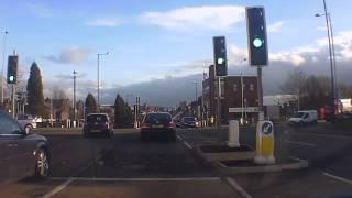 Driving Lessons Stoke on Trent Turn Right Cobridge Lights From Burslem [upl. by Razaele428]