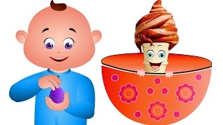 Five Little Babies Opening An Eggs Ice Creams  Kids Songs  JamJammies Nursery Rhymes [upl. by Mccoy]