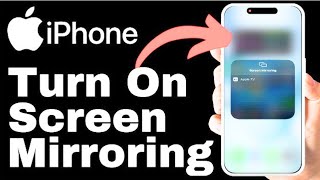 How To Turn On Screen Mirroring On iPhone iOS 18 [upl. by Igiul]