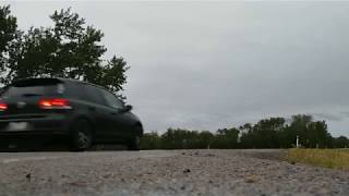 2012 MK6 GTI  Resonator Delete Acceleration DSG Fart [upl. by Airitak]