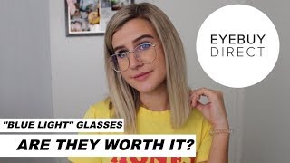 Blue Light Glasses Review feat EyeBuyDirect [upl. by Ammann455]