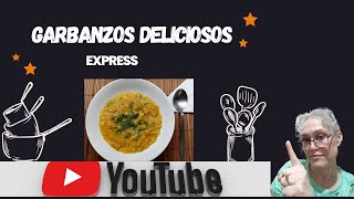 GARBANZOS EN OLLA EXPRESS [upl. by Rangel]