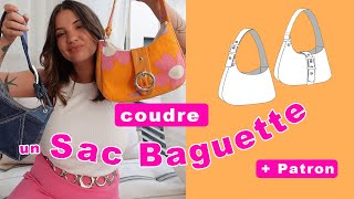 DIY 🧵 COMMENT COUDRE UN SAC BAGUETTE Y2K  PATRON  BRITNEY [upl. by Braun]