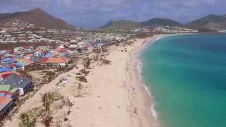 ST MARTIN  Orient Beach Then And Now After Hurricane Irma [upl. by Inkster]