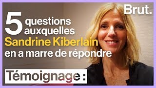 4 questions auxquelles Sandrine Kiberlain en a marre de devoir répondre [upl. by Ytinirt337]