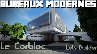 Minecraft  Immeuble de bureaux moderne [upl. by Anawd]