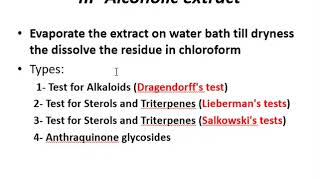 phytochemical screening part 2 [upl. by Llatsyrk]