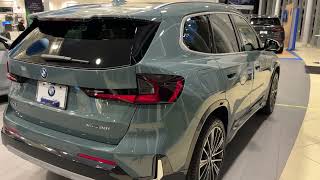 2023 BMW All New X1 Xdrive28i Cape York Green with Oyster Perforated Sensatec [upl. by Georgeanna]