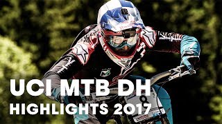 UCI WORLD CUP 2017 RECAP All the highlights from a thrilling MTB DH season [upl. by Dorry843]