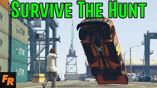 Gta 5 Challenge  Survive The Hunt 57  Roadblocks Roadblocks Everywhere [upl. by Kancler]