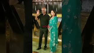 Rajinikanth arrives with daughter Soundarya at a recent event shorts rajinikanth [upl. by Fenton520]