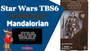 Hasbro Star Wars Black Series Carbonized Mandalorian Action Figure Review [upl. by Emmerie]