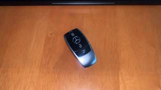 How to change Mercedes Benz key fob battery 2019  2022  easy way [upl. by Aprile380]