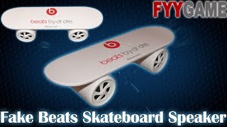 UNBOXING  FAKE Beats  Skateboard Speaker  328 [upl. by Eislehc]