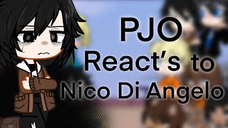 Pjo react to Nico Di Angelo wip 2 pt 1  sry this took so long  my au [upl. by Ailuy]