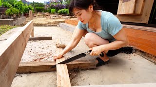 How To Make Wooden Bed Carpentry Skills To Make Bed Shower  Nhất Daily Life [upl. by Lerej]